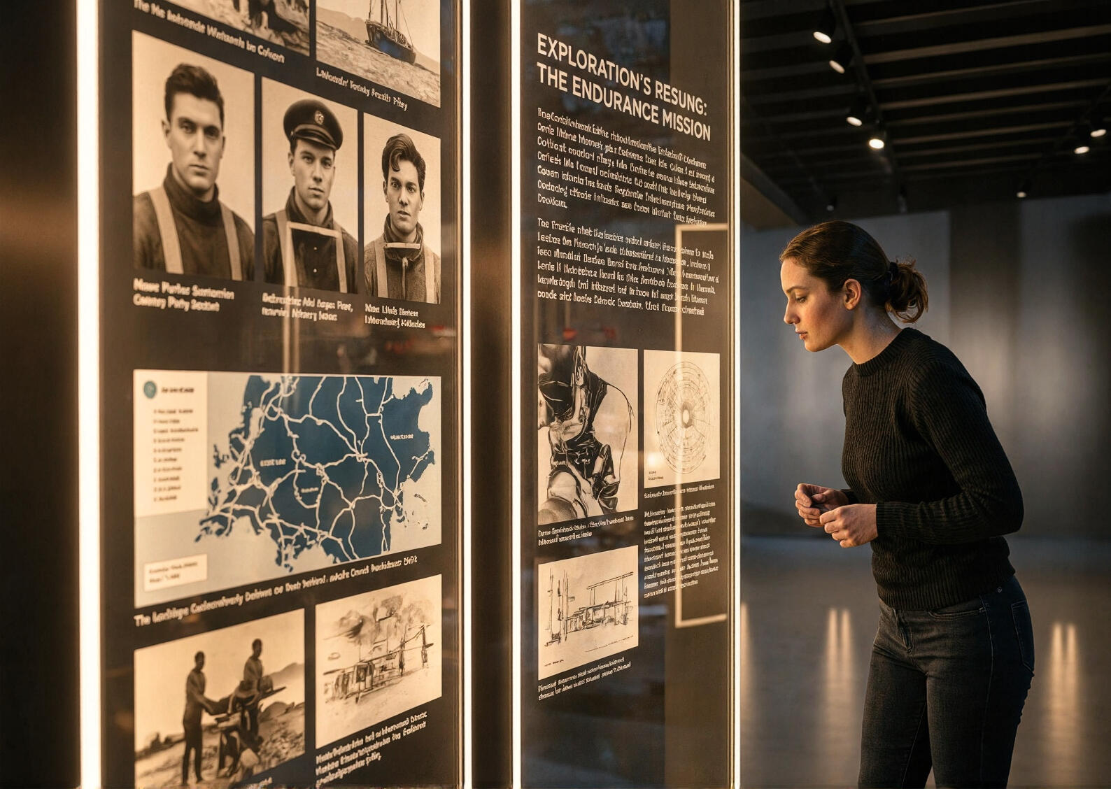 WWI Canadian Soldiers Exhibit Design